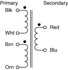 Single Secondary Schematic