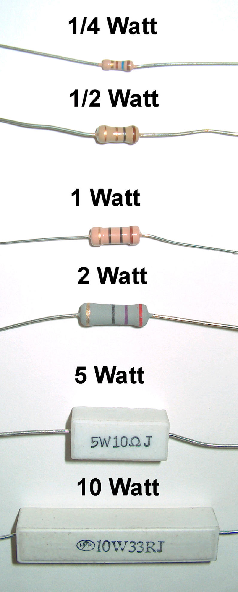 5 Watt 5W Resistors 450 Ohm 10% Lot of 5 !! SALE   !!! 